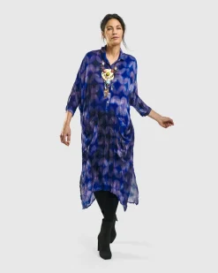 Women Alembika Dresses<Moonbeam Midi Dress, Royal