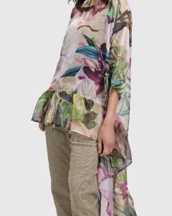 Women Alembika Tops & Tunics<Moonflower Hi Lo Tunic Top, Bouquet
