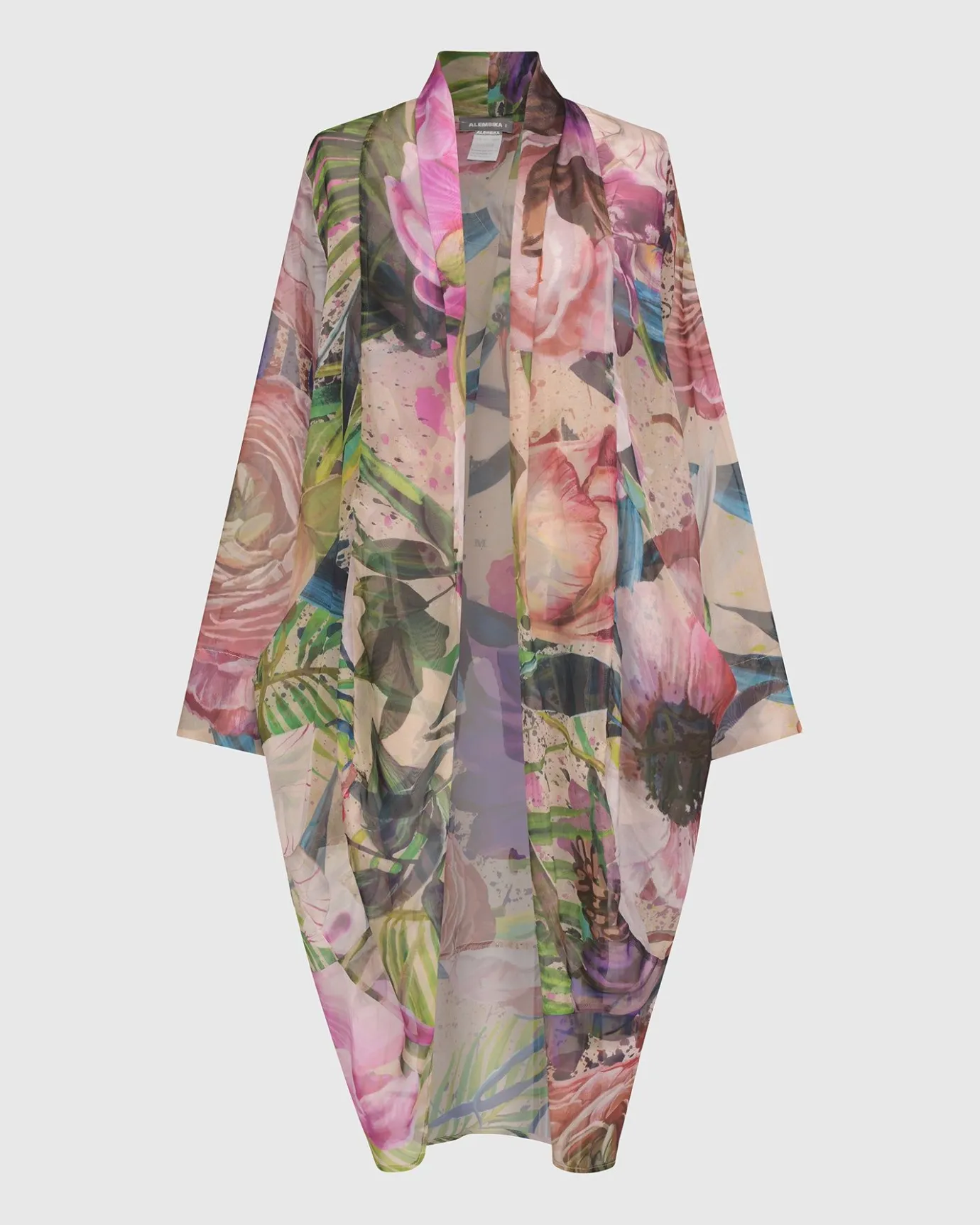 Women Alembika Plus<Moonflower Sheer Cardigan, Bouquet