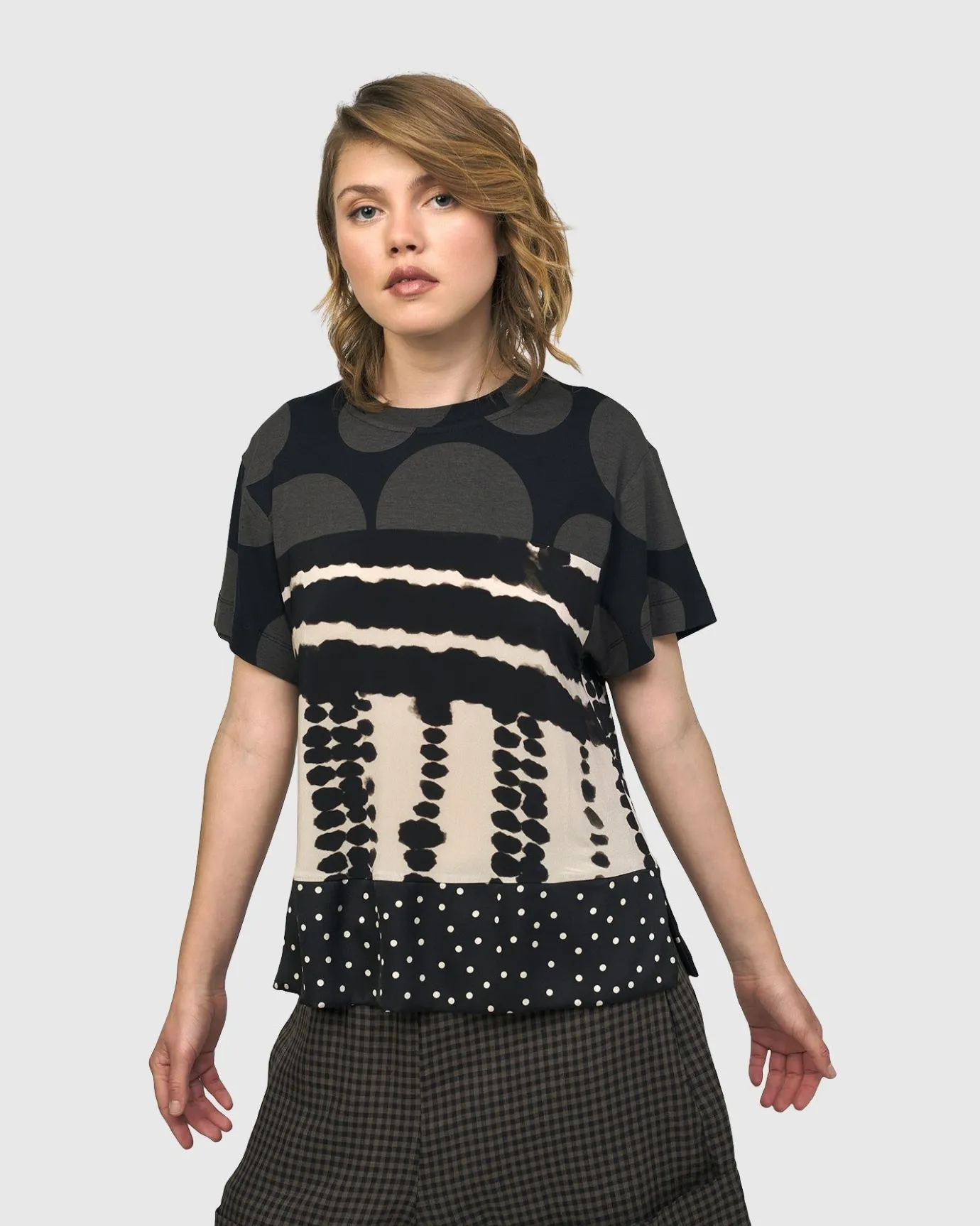Women Alembika Plus<Mountaineer Tee, Savanna