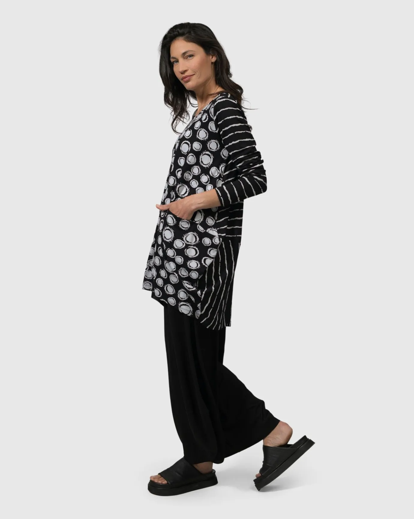 Women Alembika Plus<Nebula Tunic Top, Mix