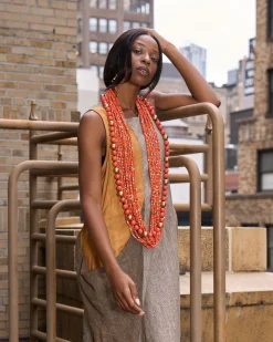Women Alembika Accessories<Next Pashmina Necklace, Orange