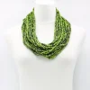 Women Alembika Accessories<Next Pashmina Necklace, Summer Green/Black