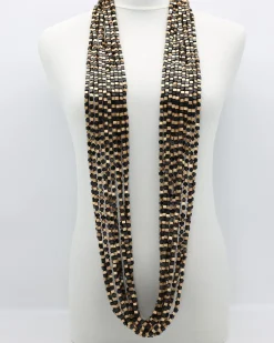 Women Alembika Accessories<Next Pashmina Wooden Beads Necklace, Mosaic