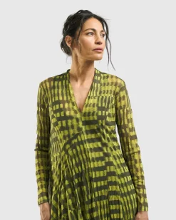 Women Alembika Plus<Nirvana A-Line Dress, Yellow
