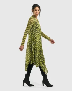 Women Alembika Plus<Nirvana A-Line Dress, Yellow