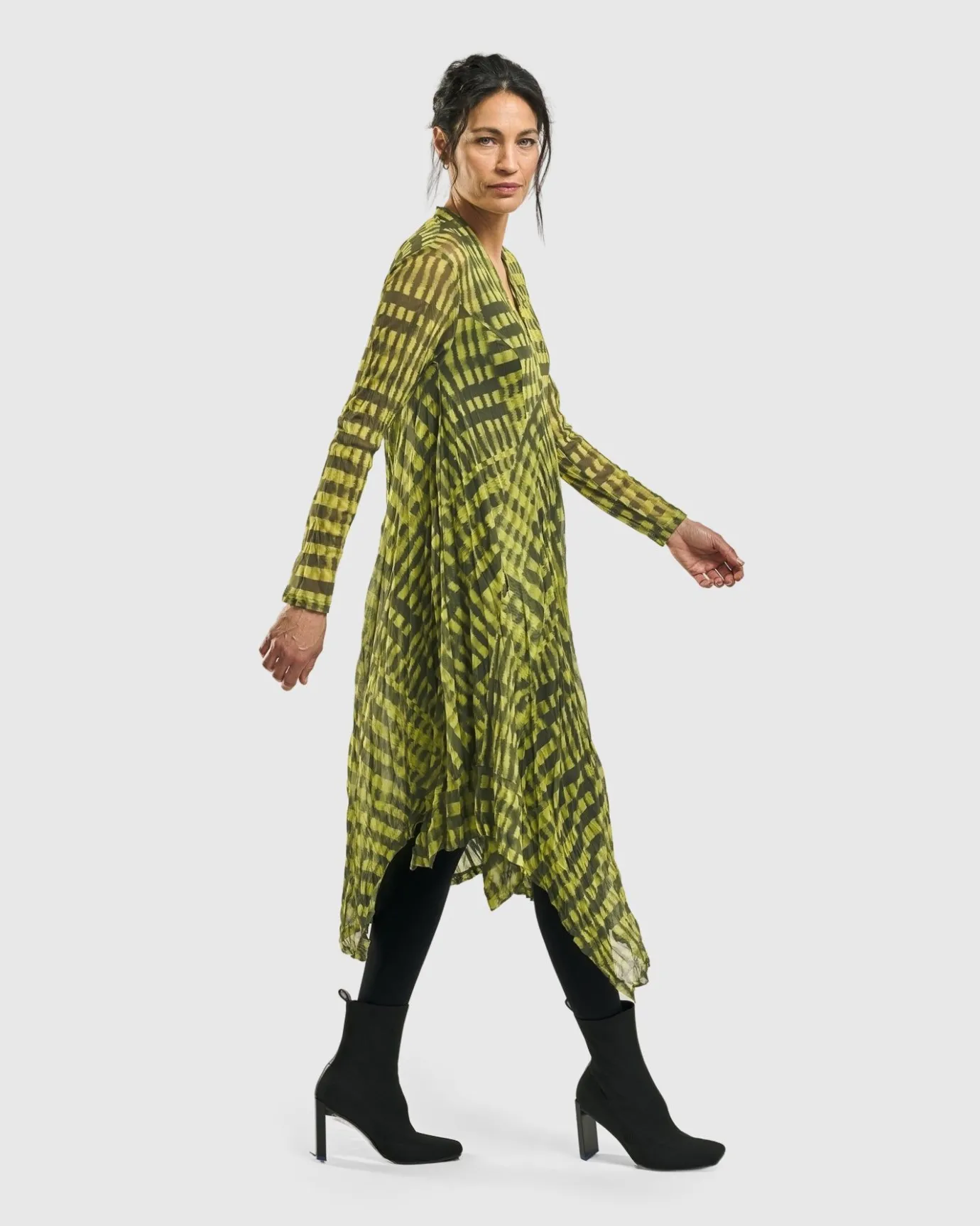 Women Alembika Plus<Nirvana A-Line Dress, Yellow