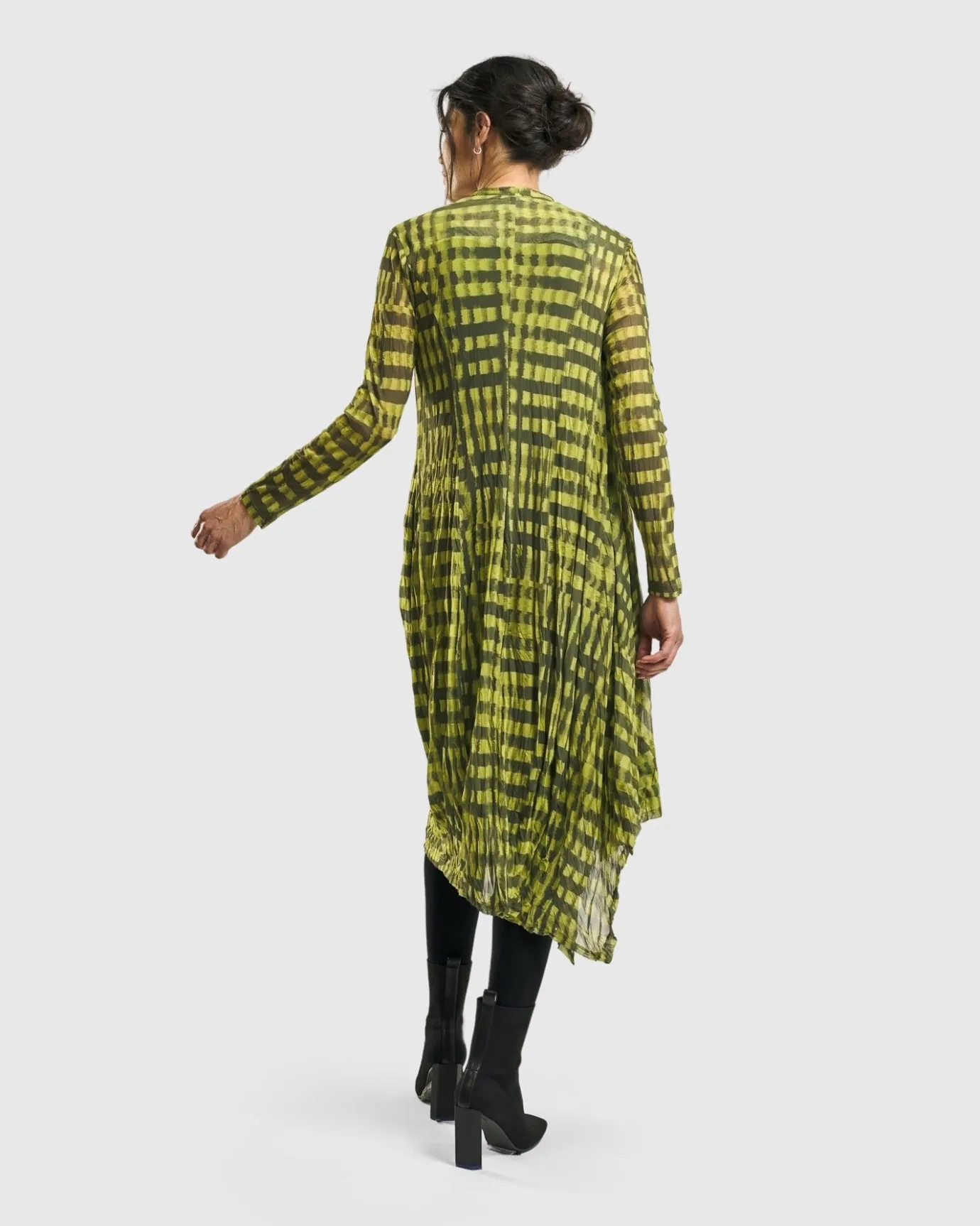 Women Alembika Dresses<Nirvana A-Line Dress, Yellow