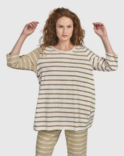 Women Alembika Plus<Oasis Bell Top, Cream