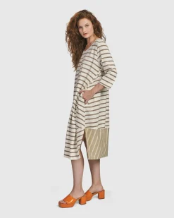 Women Alembika Plus<Oasis Caftan Dress, Cream