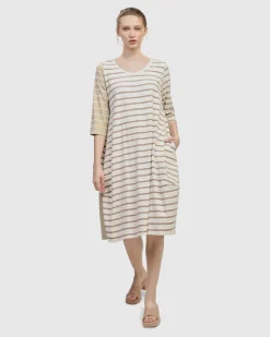 Women Alembika Plus<Oasis Caftan Dress, Cream
