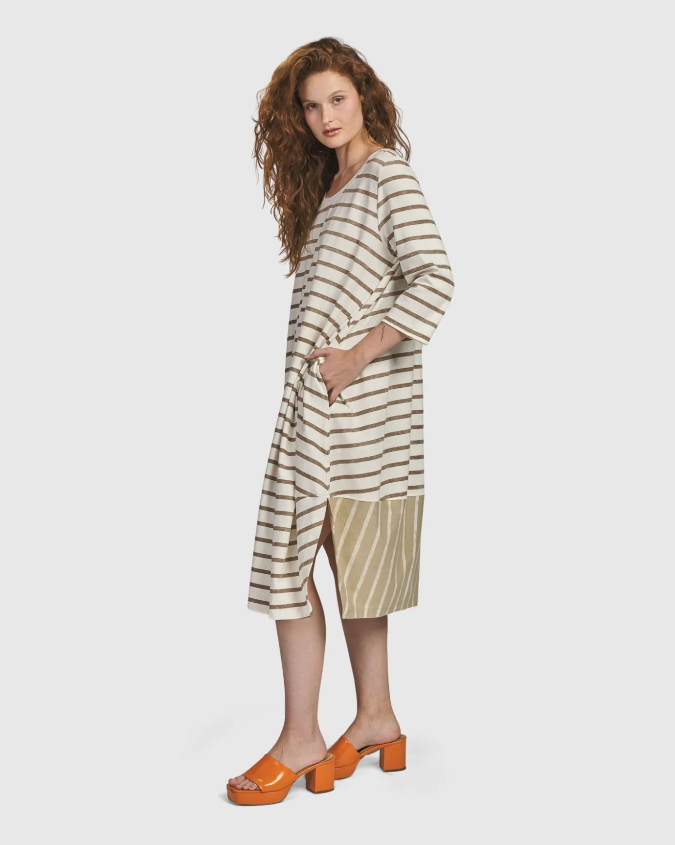 Women Alembika Dresses<Oasis Caftan Dress, Cream