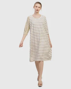 Women Alembika Dresses<Oasis Caftan Dress, Cream
