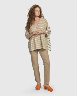 Women Alembika Plus<Oasis Oversized Cardigan, Tan