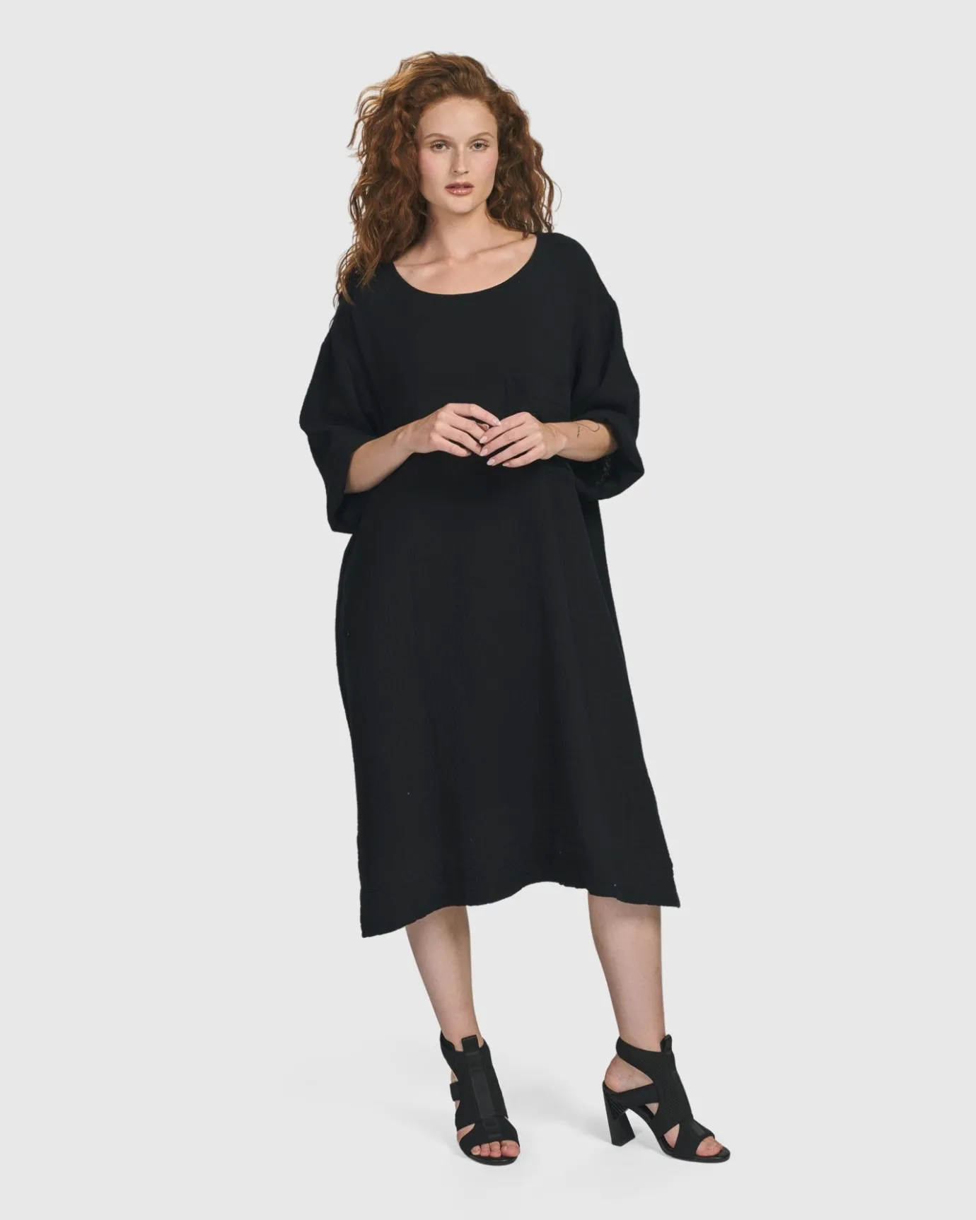 Women Alembika Plus<Oasis T-Shirt Dress, Black