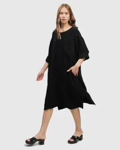 Women Alembika Plus<Oasis T-Shirt Dress, Black