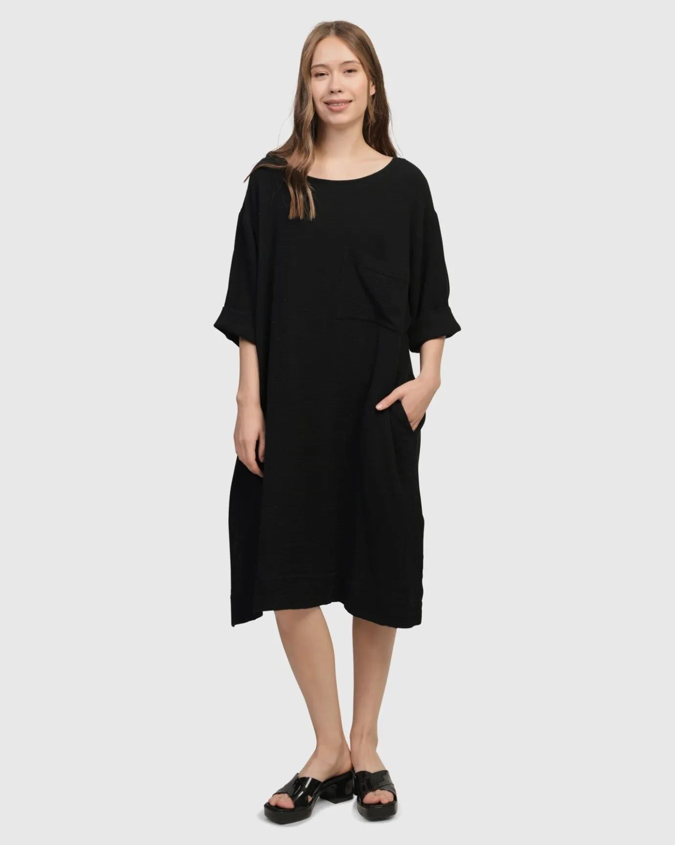 Women Alembika Plus<Oasis T-Shirt Dress, Black
