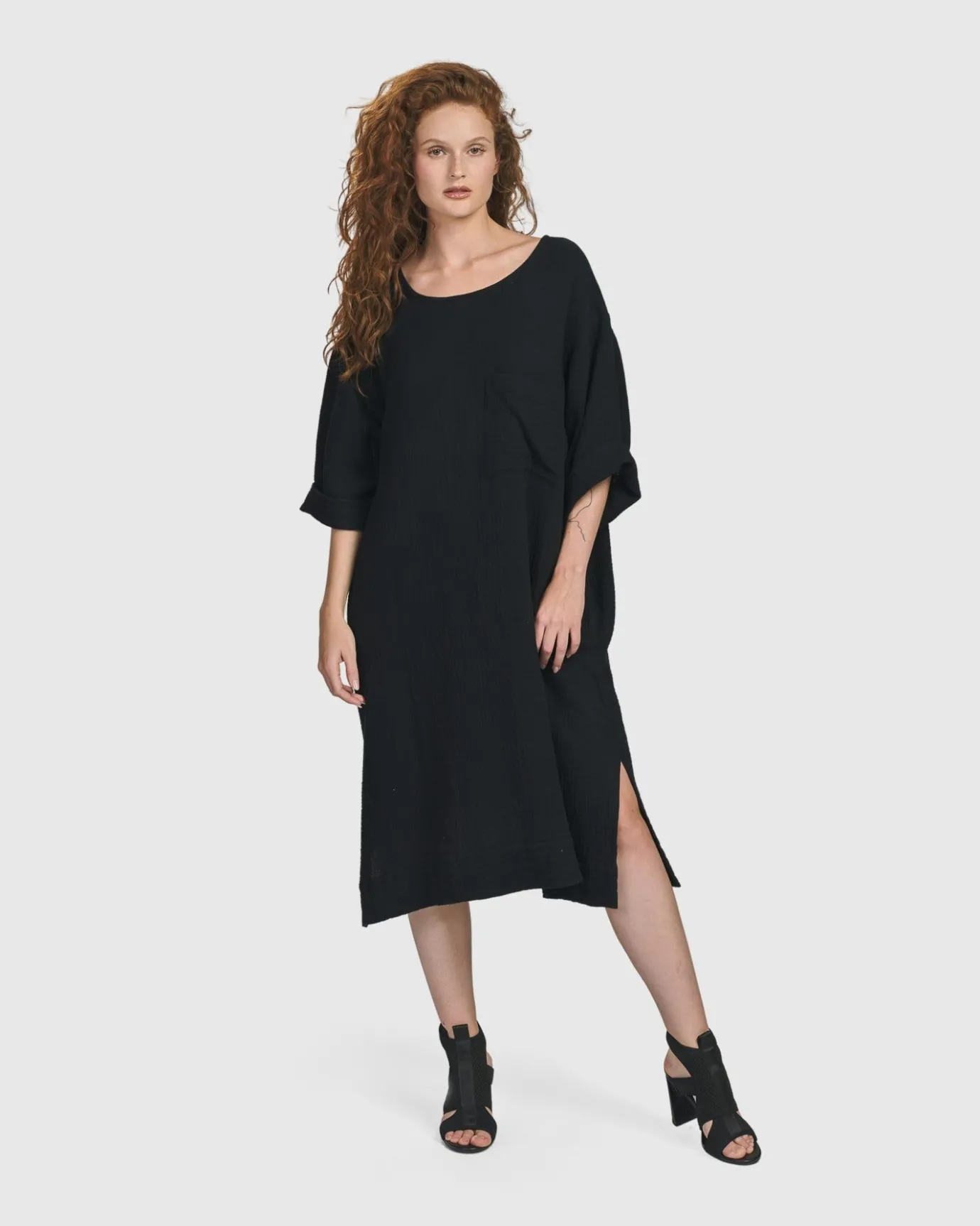 Women Alembika Plus<Oasis T-Shirt Dress, Black