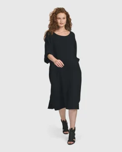 Women Alembika Plus<Oasis T-Shirt Dress, Black