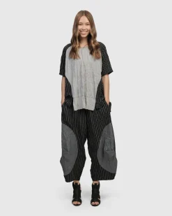 Women Alembika Pants & Skirts<Olympus Pants, Stripes
