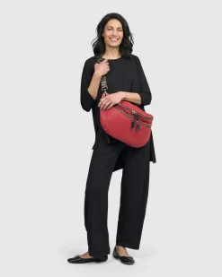 Women Alembika Accessories<On-The-Go Large Sling Bag, Vermillion