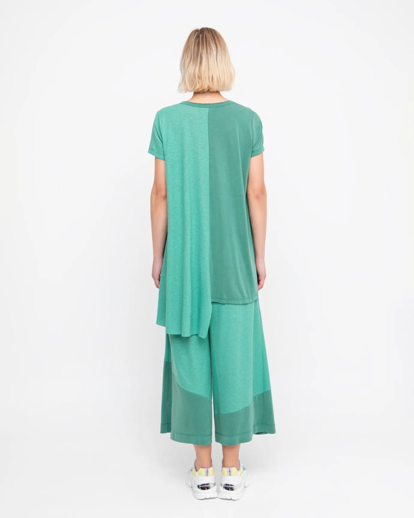 Women Alembika Tops & Tunics<Ozai N Ku Asymmetrical Tunic Top, Green