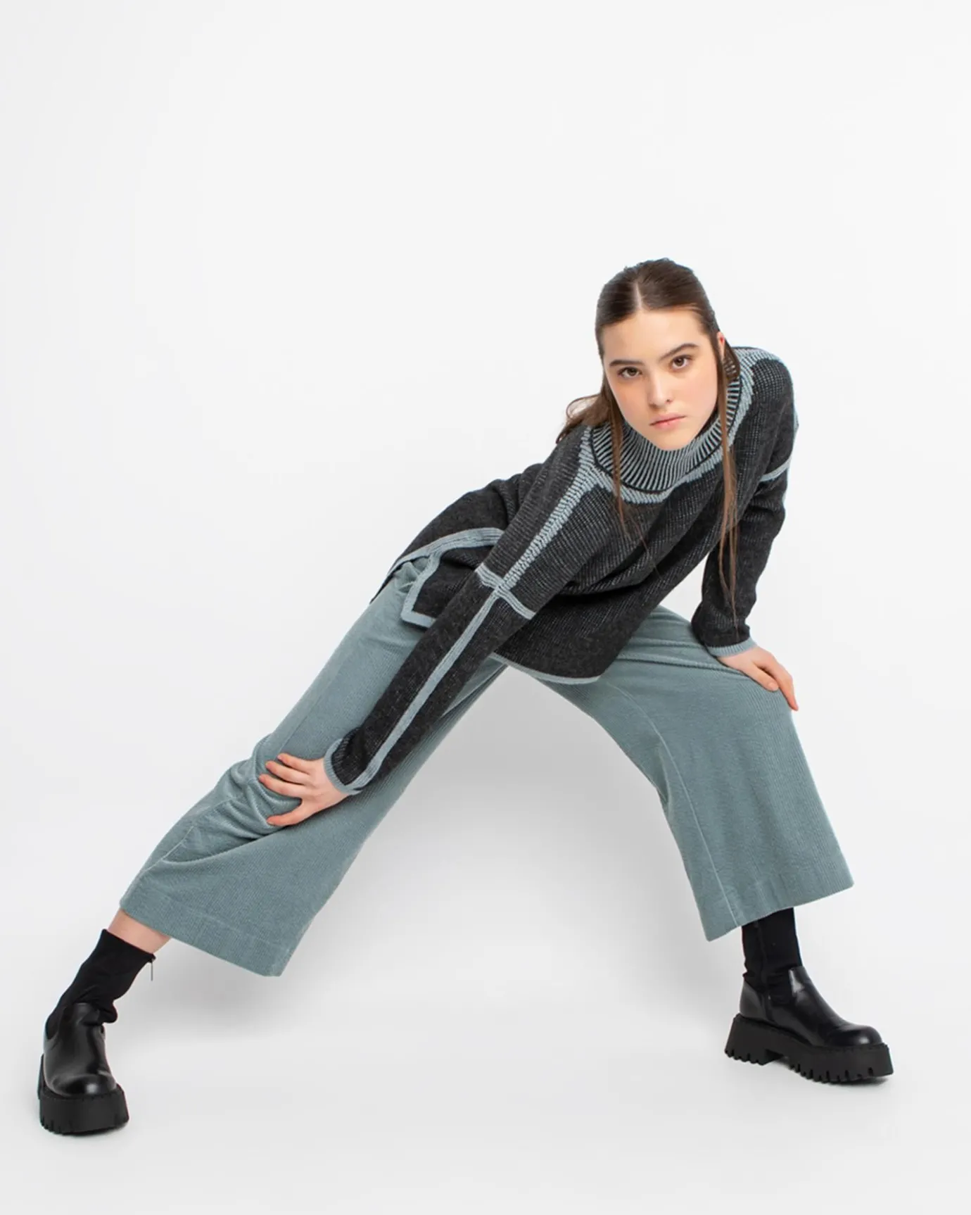 Women Alembika Pants & Skirts<Ozai N Ku Baby Corduroy Pants, Mint