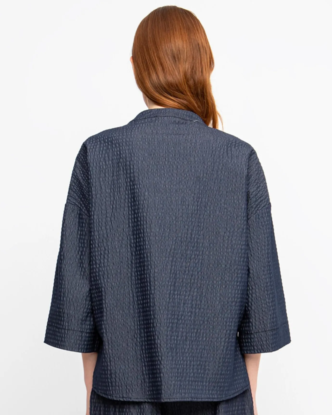 Women Alembika Jackets<Ozai N Ku Bowie Textured Jacket, Denim