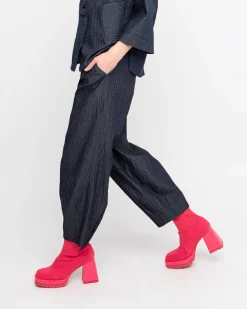 Women Alembika Pants & Skirts<Ozai N Ku Bowie Textured Pants, Denim