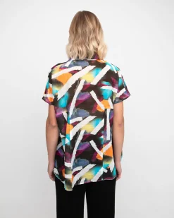 Women Alembika Tops & Tunics<Ozai N Ku Colorpop Blouse, Fireworks