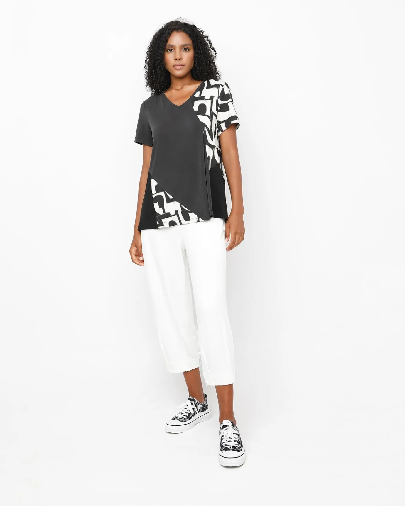 Women Alembika Pants & Skirts<Ozai N Ku Cropped Slim Pants, White