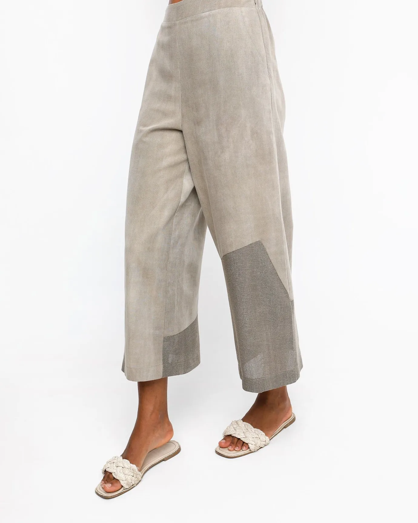 Women Alembika Pants & Skirts<Ozai N Ku Desert Wide Leg Pants, Sahara