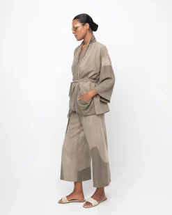 Women Alembika Pants & Skirts<Ozai N Ku Desert Wide Leg Pants, Sahara