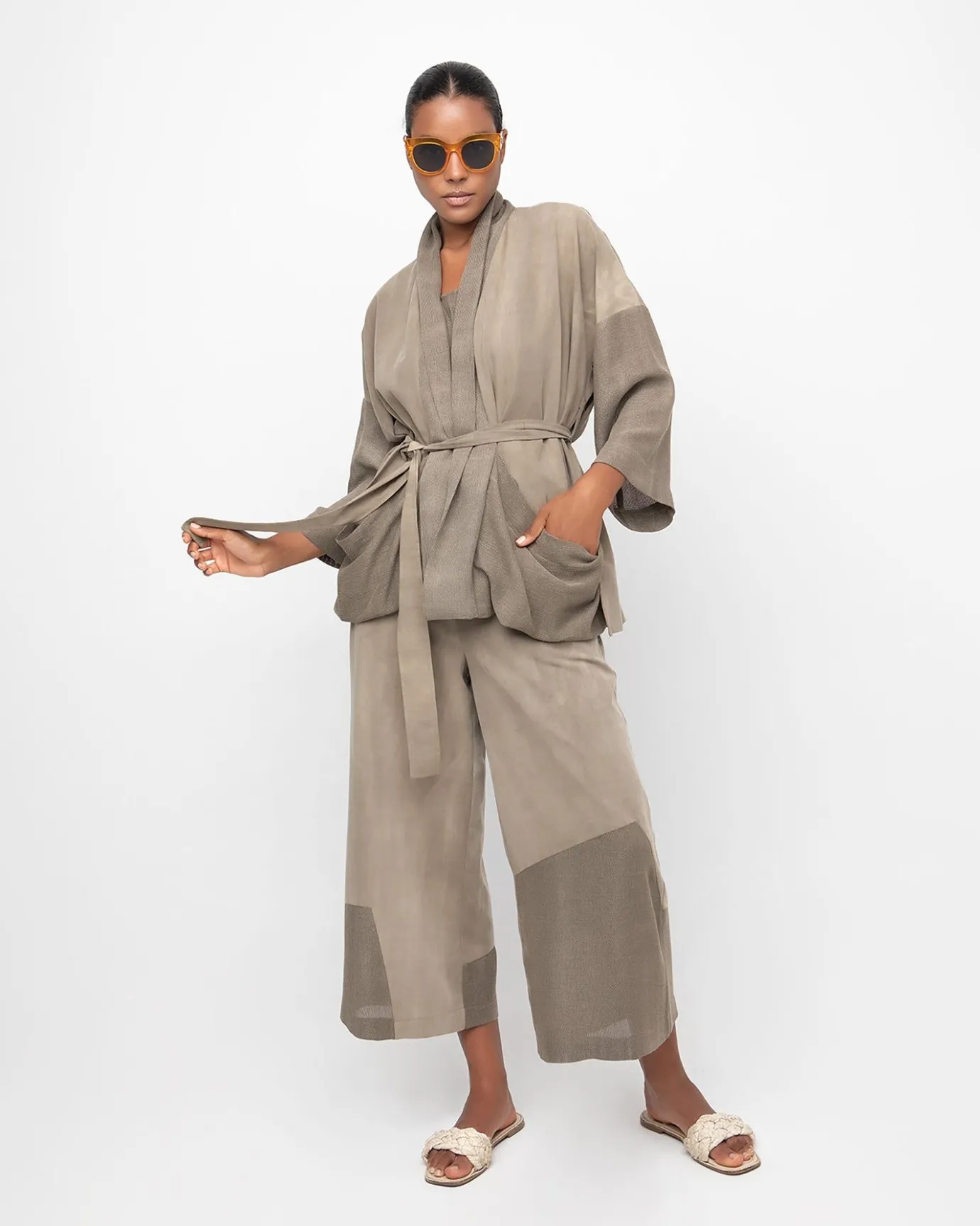 Women Alembika Jackets<Ozai N Ku Dune Waist Jacket, Sahara