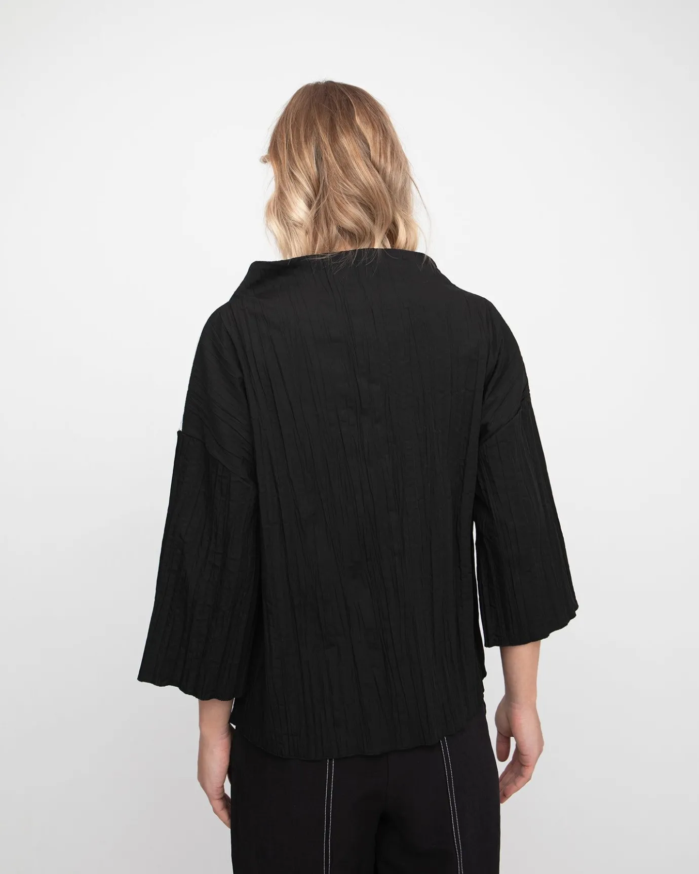 Women Alembika Tops & Tunics<Ozai N Ku Duo Funnel Top, Black