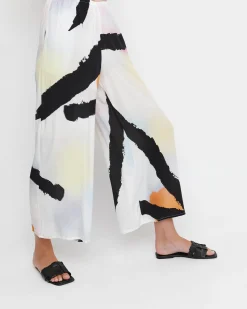 Women Alembika Pants & Skirts<Ozai N Ku Emeline Wide Leg Pants, Mirage