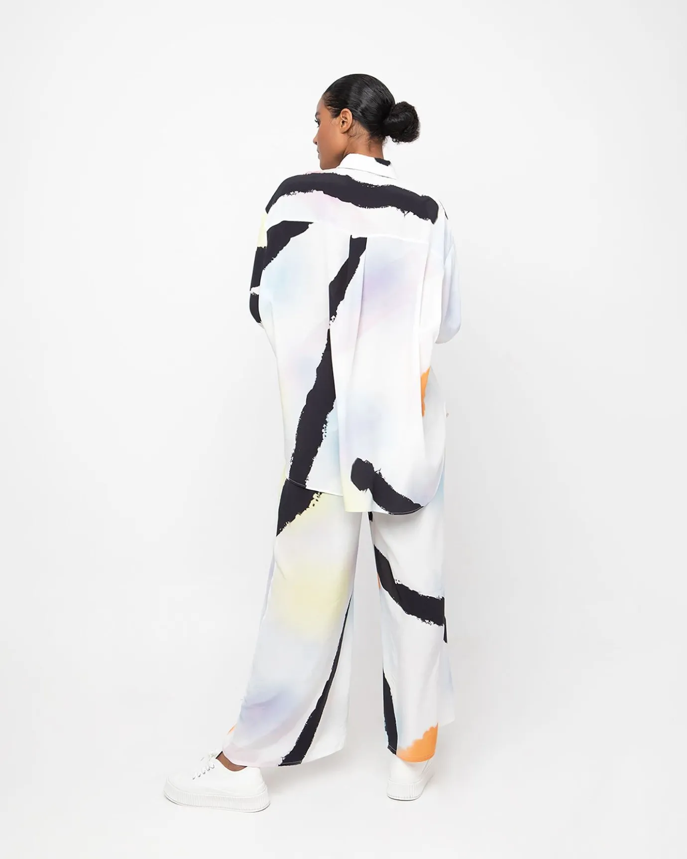 Women Alembika Pants & Skirts<Ozai N Ku Emeline Wide Leg Pants, Mirage