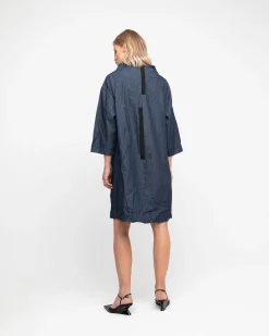 Women Alembika Dresses<Ozai N Ku Funnel Dress, Denim