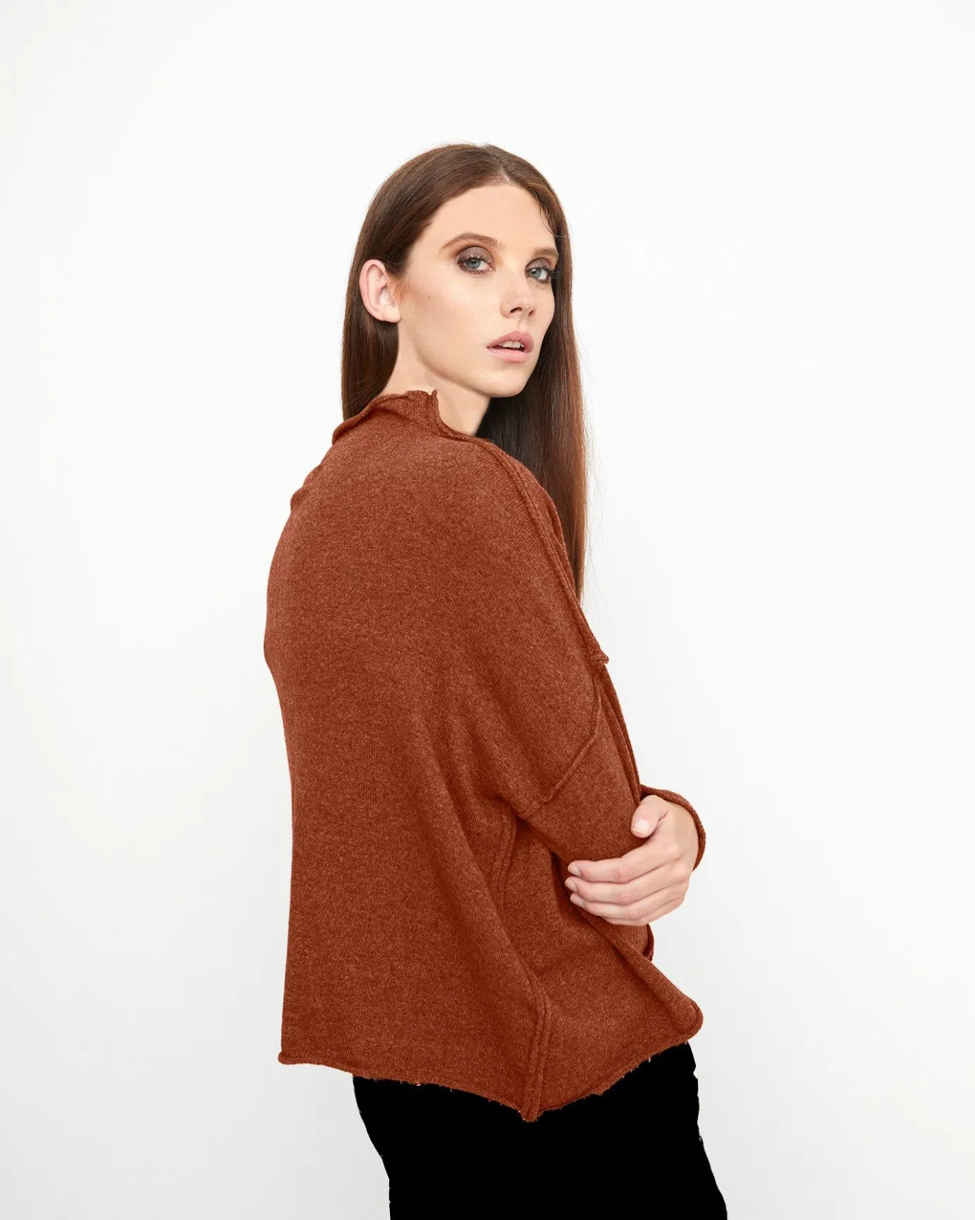 Women Alembika Sweaters & Cardigans<Ozai N Ku Idealist Cardigan, Rust