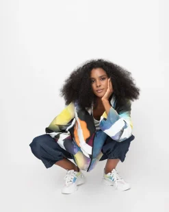 Women Alembika Jackets<Ozai N Ku Jogger Jacket, Fireworks