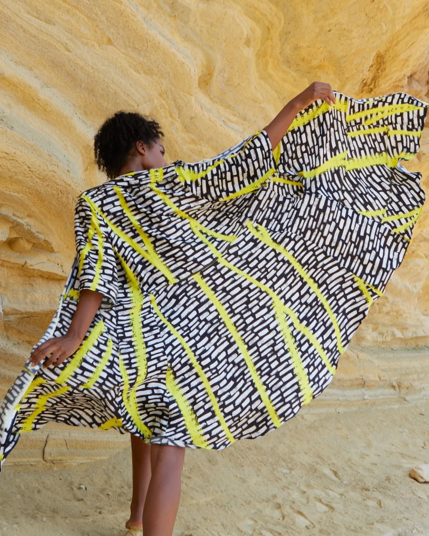 Women Alembika Dresses<Ozai N Ku Lightning Dress, Star Yellow