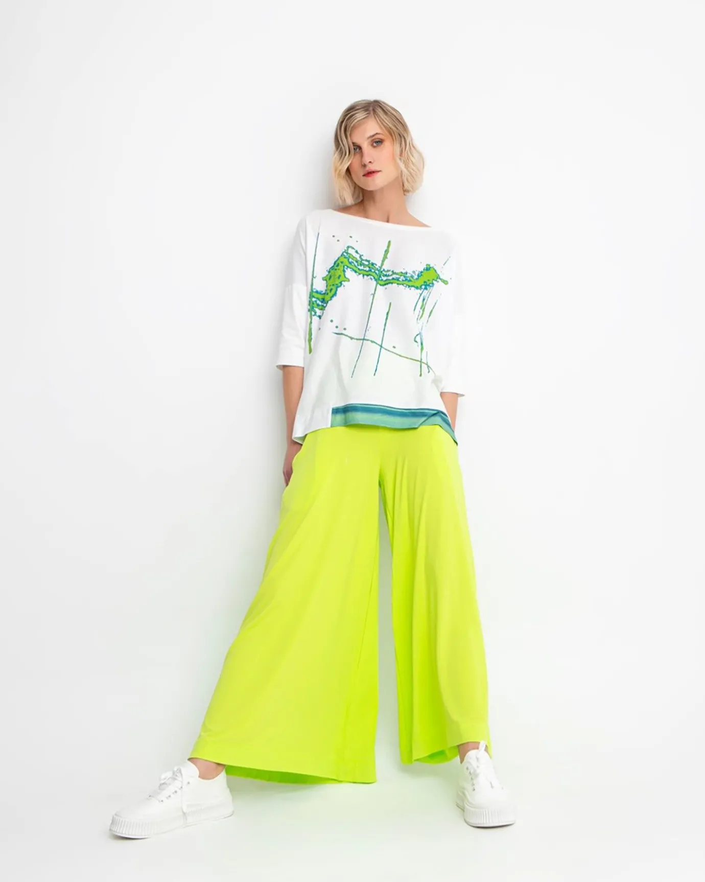Women Alembika Pants & Skirts<Ozai N Ku Lounge Pants, Lime