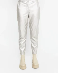 Women Alembika Pants & Skirts<Ozai N Ku Metallic Pants, Gloss