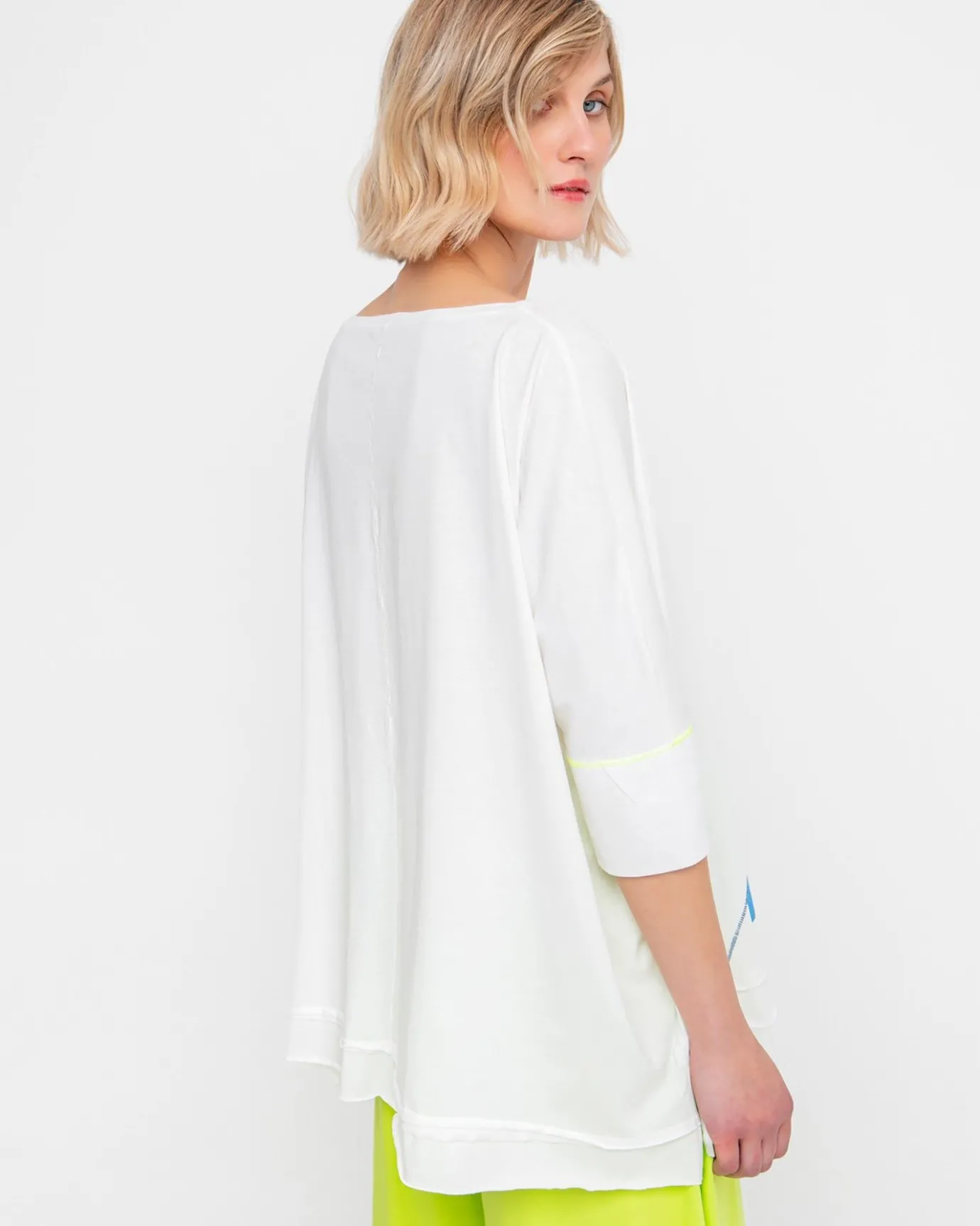 Women Alembika Tops & Tunics<Ozai N Ku Oversized Tee, Seaview