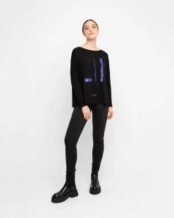 Women Alembika Pants & Skirts<Ozai N Ku Piccadilly Leggings, Black