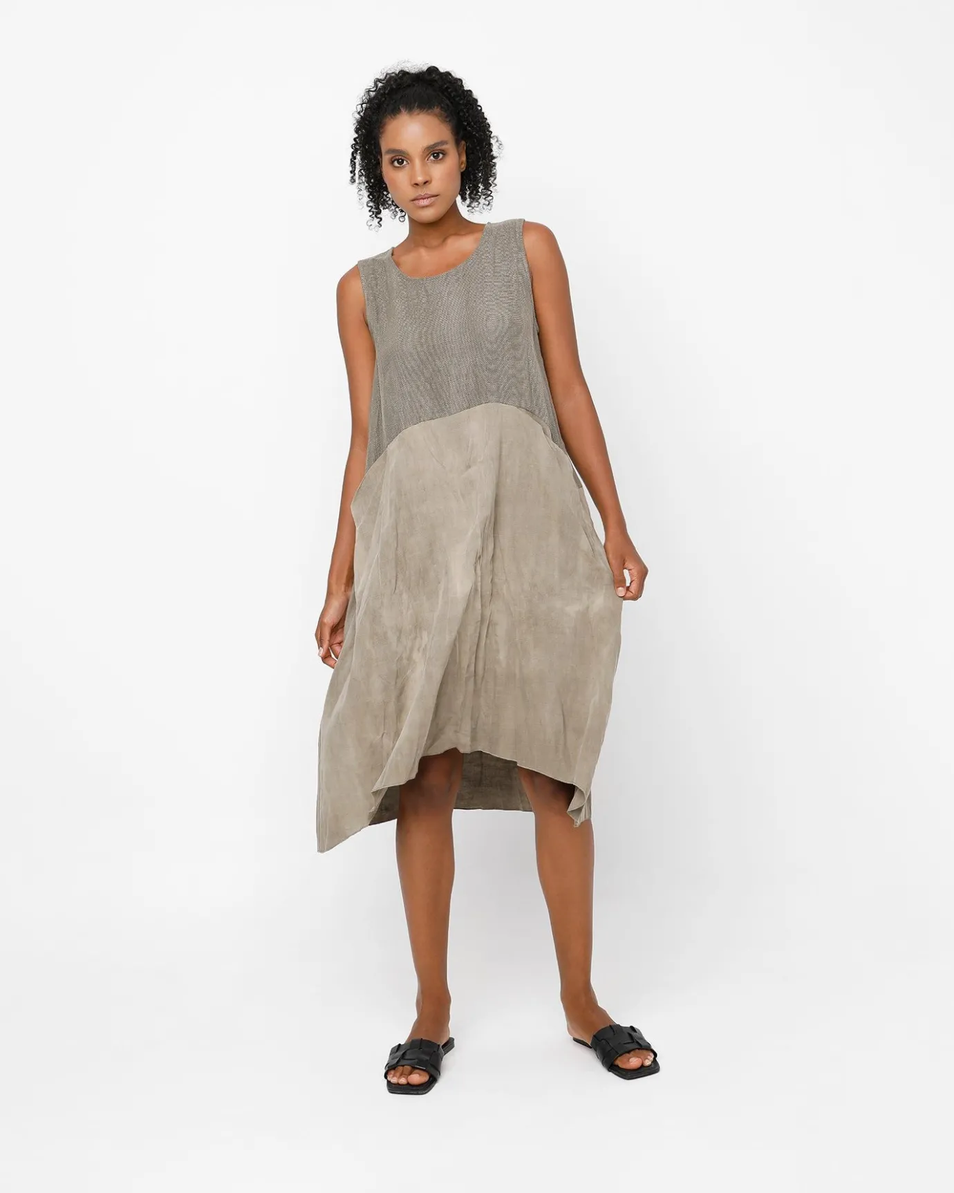 Women Alembika Dresses<Ozai N Ku Sandstone Dress, Sahara