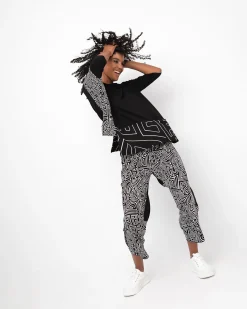 Women Alembika Pants & Skirts<Ozai N Ku Ultimate Zigzag Pants, Twister