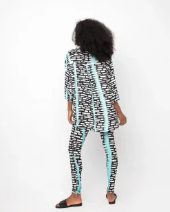 Women Alembika Pants & Skirts<Ozai N Ku Waterway Leggings, Jet Blue