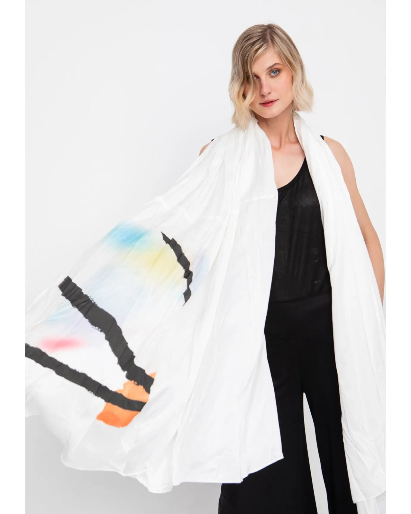 Women Alembika Accessories<Ozai N Ku Wraparound Shawl, Mirage