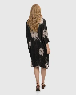 Women Alembika Plus<Paige Crinkle Caftan Tunic Dress, Roses